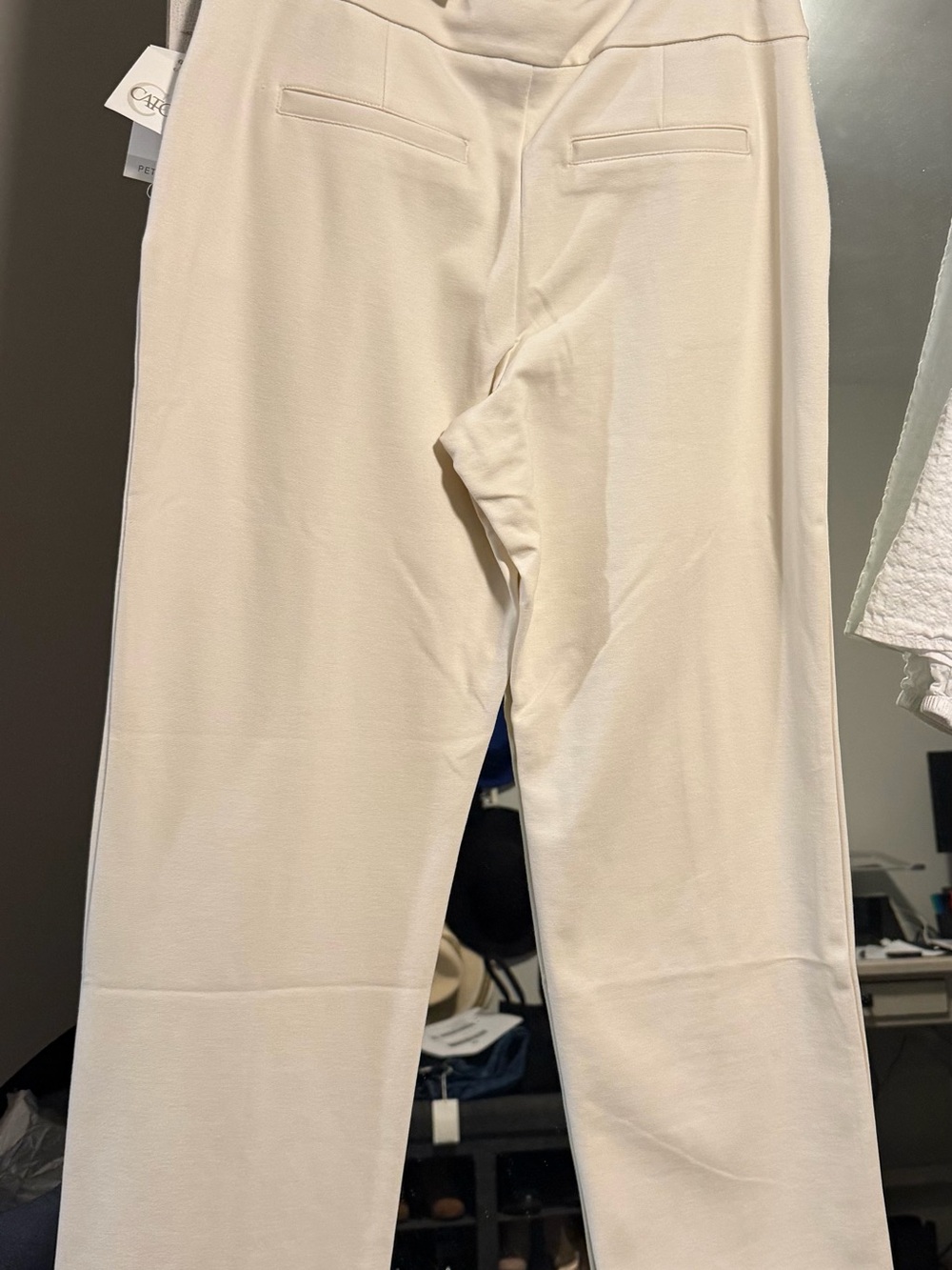 Women Cream Pull On Pants - Cato